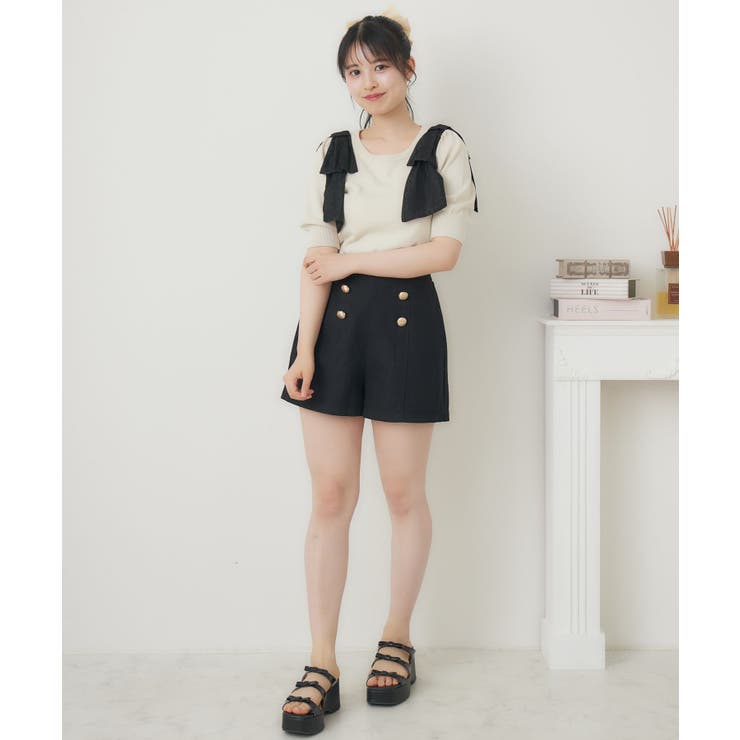 パフスリーブ肩リボンNT | RETRO GIRL | 詳細画像2 