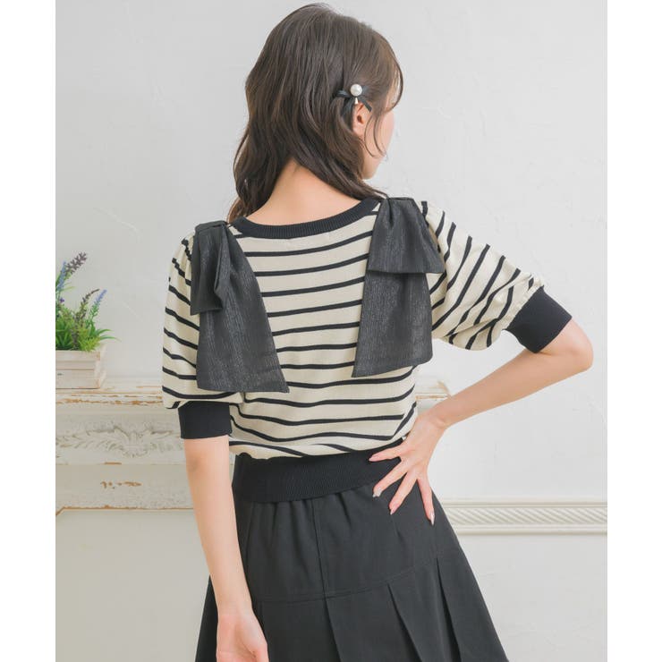 パフスリーブ肩リボンNT | RETRO GIRL | 詳細画像25 