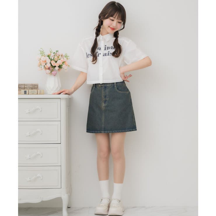 フロントロゴショートSH | RETRO GIRL | 詳細画像12 