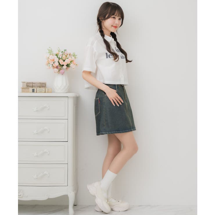 フロントロゴショートSH | RETRO GIRL | 詳細画像13 