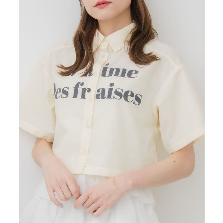 YEL0 | フロントロゴショートSH | RETRO GIRL