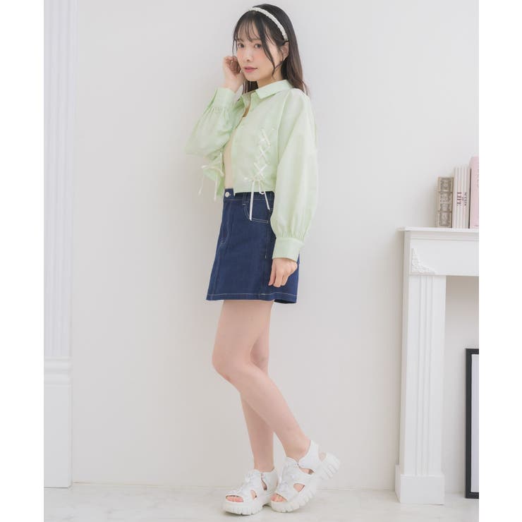 レースアップショートSH | RETRO GIRL | 詳細画像20 