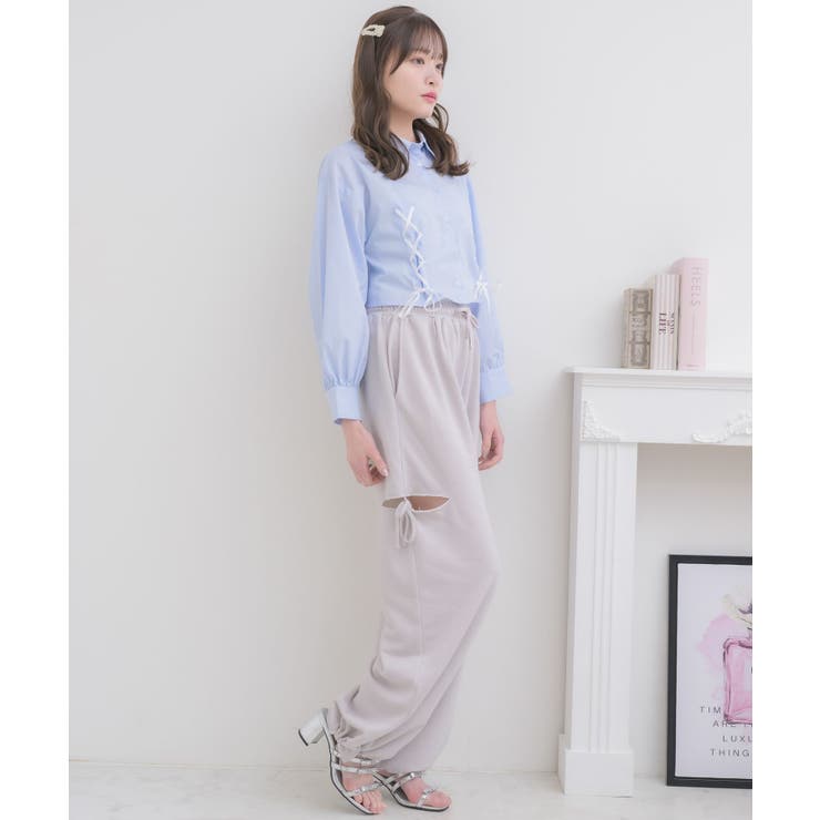 レースアップショートSH | RETRO GIRL | 詳細画像3 