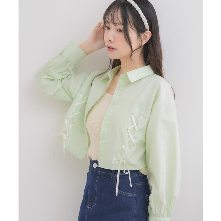 GRN0 | レースアップショートSH | RETRO GIRL