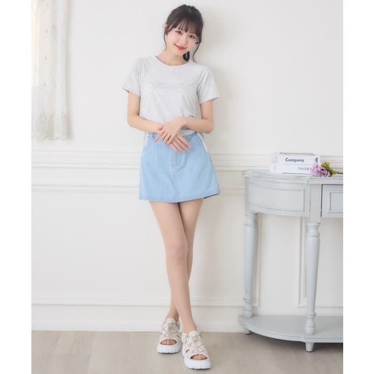 ビジューロゴドロストTEE | RETRO GIRL | 詳細画像12 