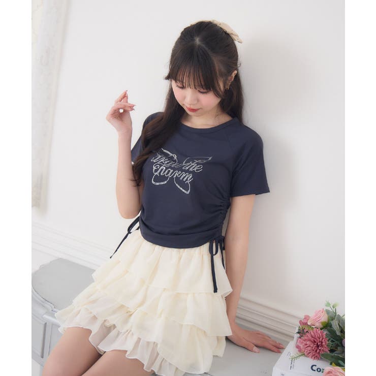 ビジューロゴドロストTEE | RETRO GIRL | 詳細画像2 