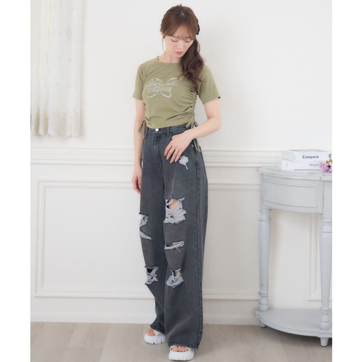 ビジューロゴドロストTEE | RETRO GIRL | 詳細画像22 