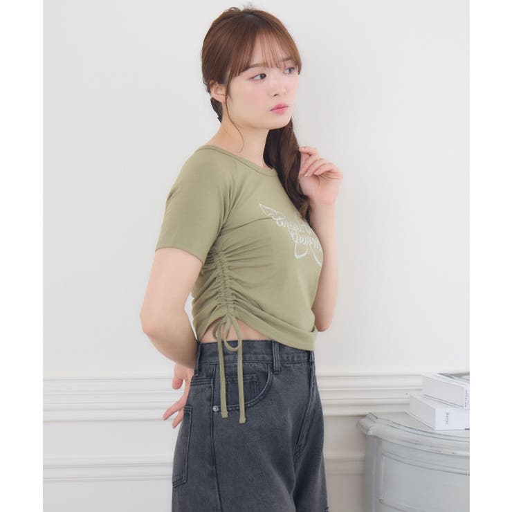 ビジューロゴドロストTEE | RETRO GIRL | 詳細画像25 