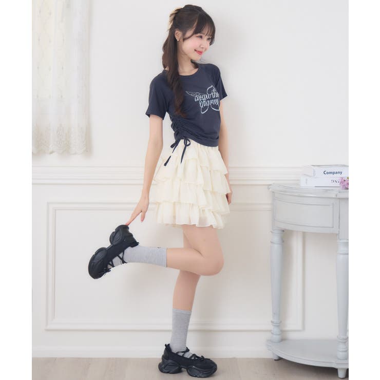ビジューロゴドロストTEE | RETRO GIRL | 詳細画像5 