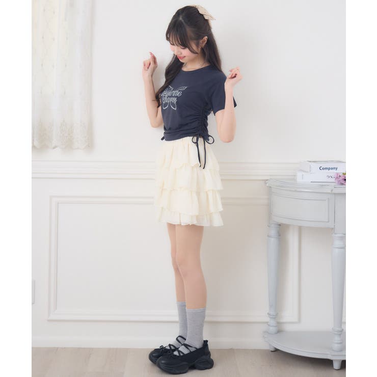 ビジューロゴドロストTEE | RETRO GIRL | 詳細画像6 