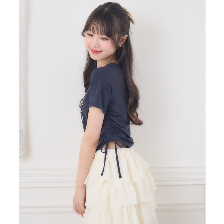 ビジューロゴドロストTEE | RETRO GIRL | 詳細画像9 