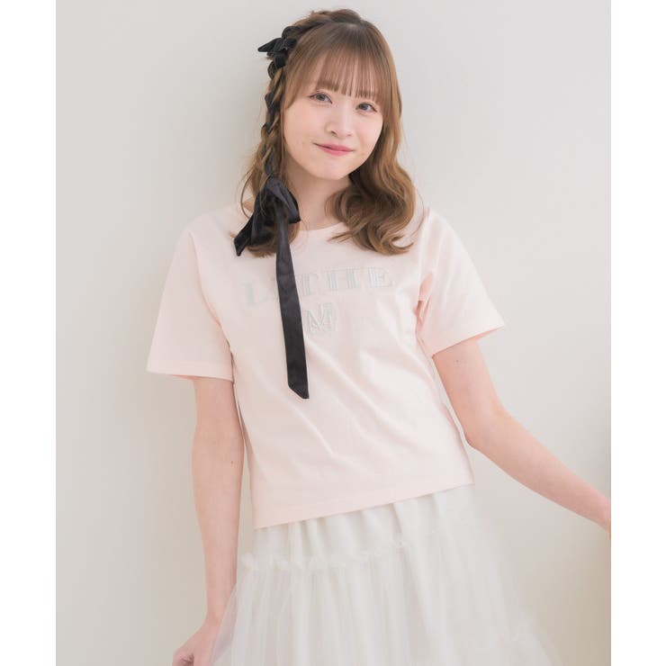ロゴ刺繍TEE | RETRO GIRL | 詳細画像15 