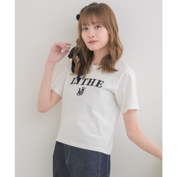 ロゴ刺繍TEE | RETRO GIRL | 詳細画像8 