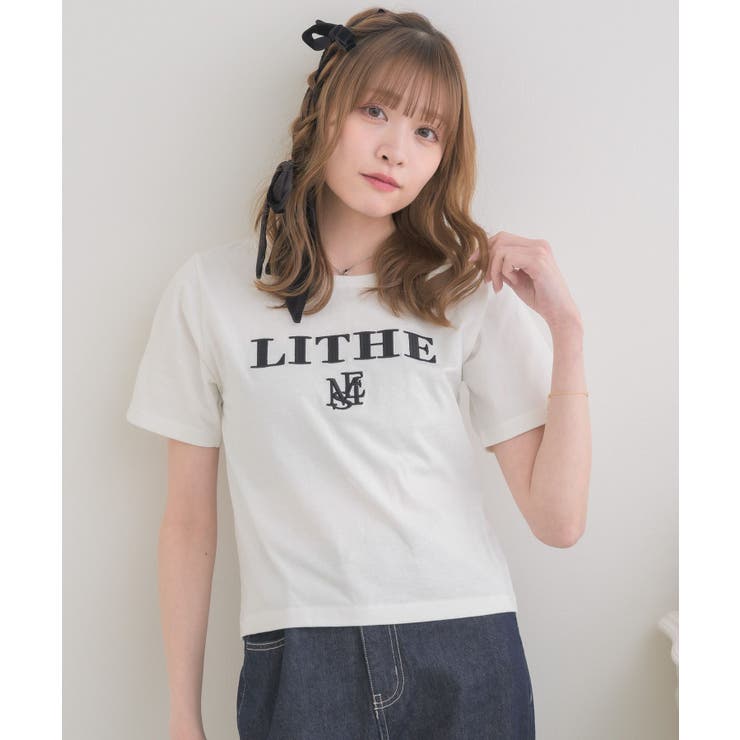 WHT2 | ロゴ刺繍TEE | RETRO GIRL