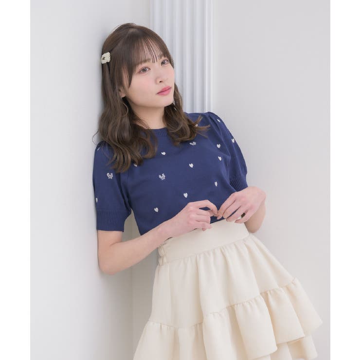 BLU2 | ロゴ入り総刺繍NTPO | RETRO GIRL