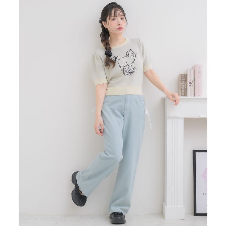 リボンcatジャガードNTPO | RETRO GIRL | 詳細画像11 