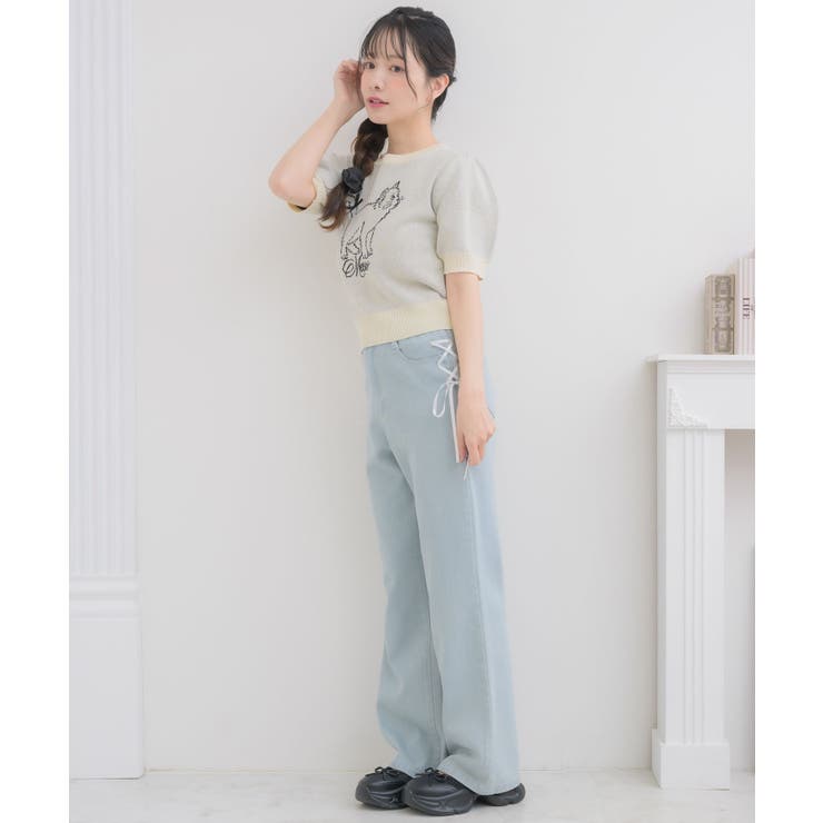 リボンcatジャガードNTPO | RETRO GIRL | 詳細画像13 