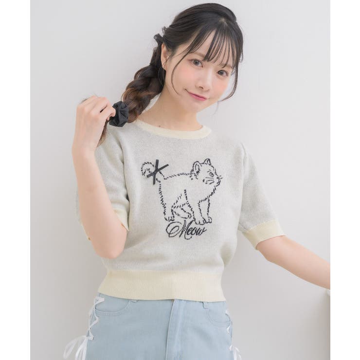 リボンcatジャガードNTPO | RETRO GIRL | 詳細画像15 