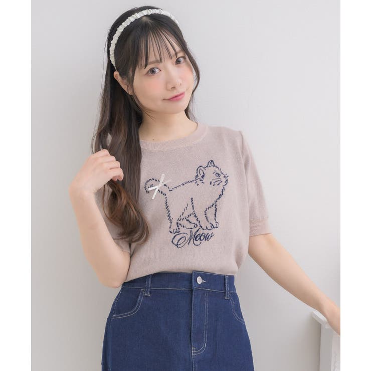 リボンcatジャガードNTPO | RETRO GIRL | 詳細画像23 