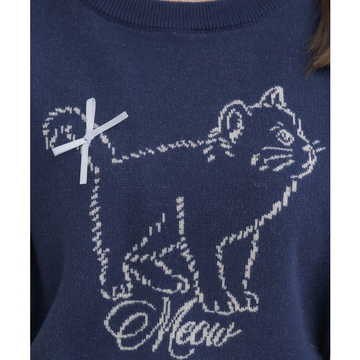 リボンcatジャガードNTPO | RETRO GIRL | 詳細画像29 