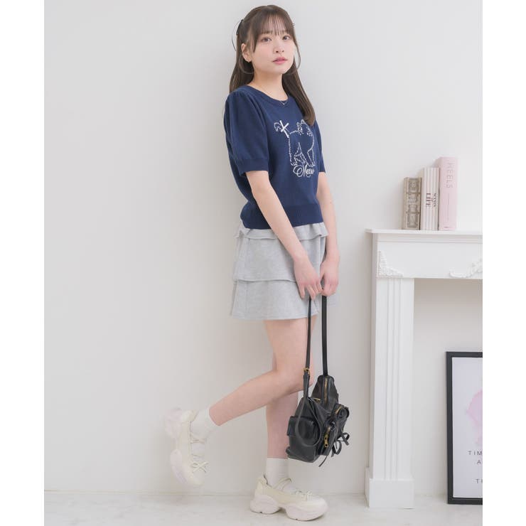 リボンcatジャガードNTPO | RETRO GIRL | 詳細画像4 