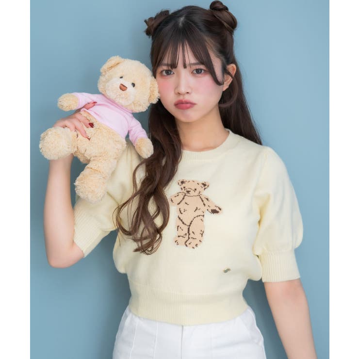 プレート付きベアNTPO | RETRO GIRL | 詳細画像1 