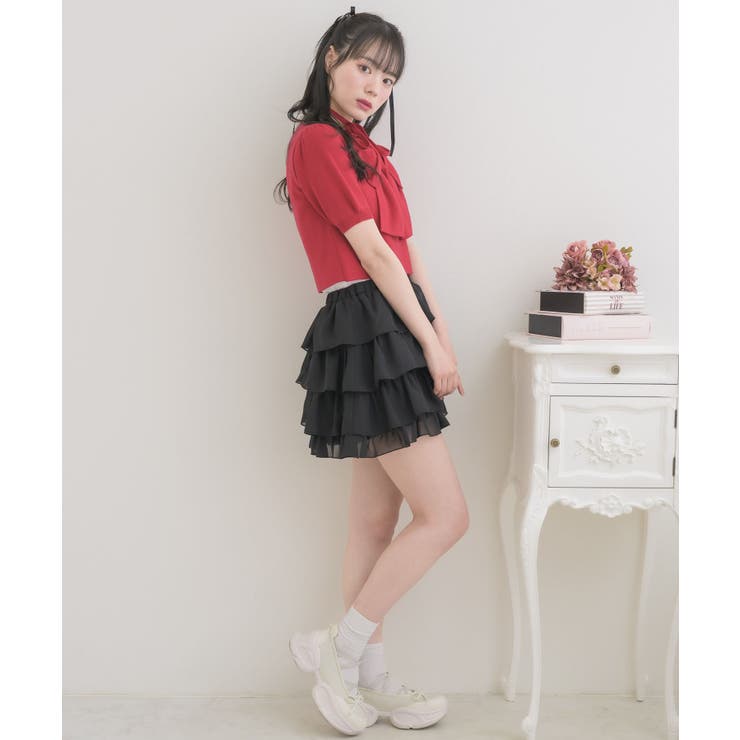 BIGリボンパフ袖NT | RETRO GIRL | 詳細画像12 