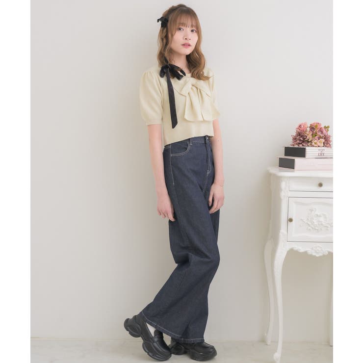 BIGリボンパフ袖NT | RETRO GIRL | 詳細画像3 