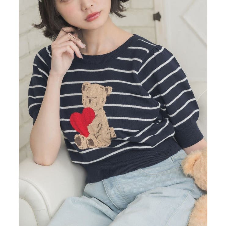 ハートベアジャガードNTPO | RETRO GIRL | 詳細画像1 