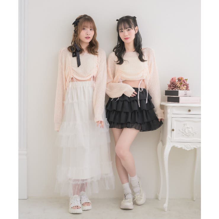 ドロストスカシ編みNTPO | RETRO GIRL | 詳細画像12 