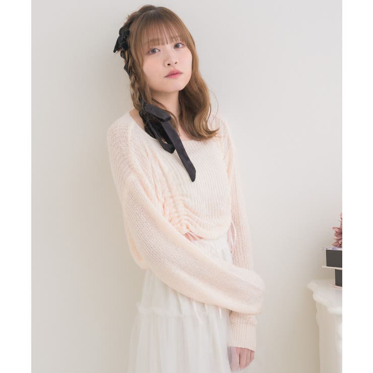 ドロストスカシ編みNTPO | RETRO GIRL | 詳細画像18 