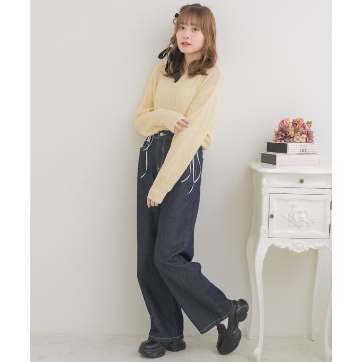 ドロストスカシ編みNTPO | RETRO GIRL | 詳細画像25 