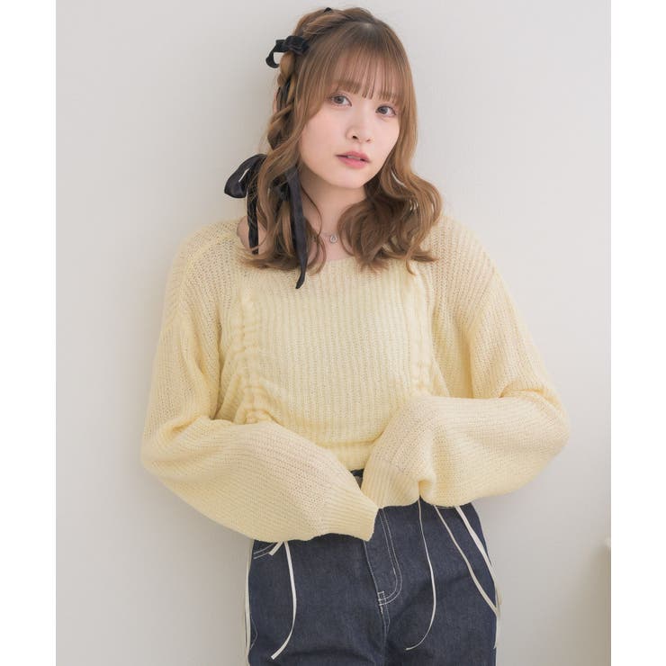 ドロストスカシ編みNTPO | RETRO GIRL | 詳細画像27 