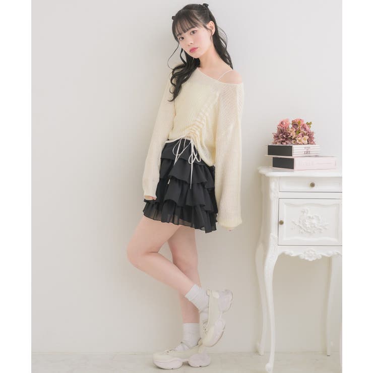 ドロストスカシ編みNTPO | RETRO GIRL | 詳細画像5 