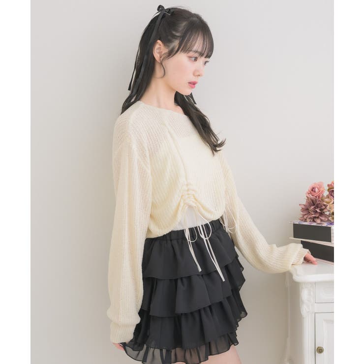 ドロストスカシ編みNTPO | RETRO GIRL | 詳細画像8 