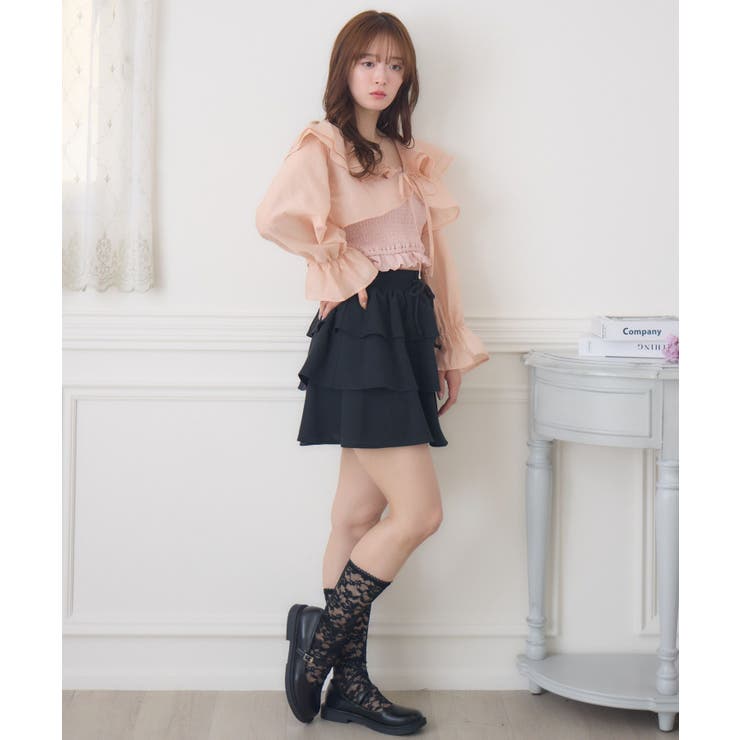 【セットアイテム】フリルボレロ＆キャミSET | RETRO GIRL | 詳細画像11 