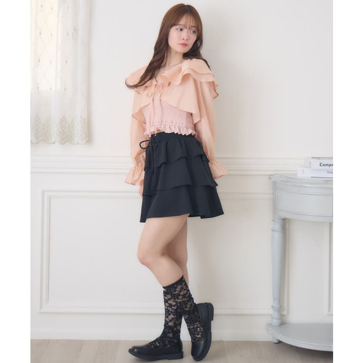 【セットアイテム】フリルボレロ＆キャミSET | RETRO GIRL | 詳細画像12 