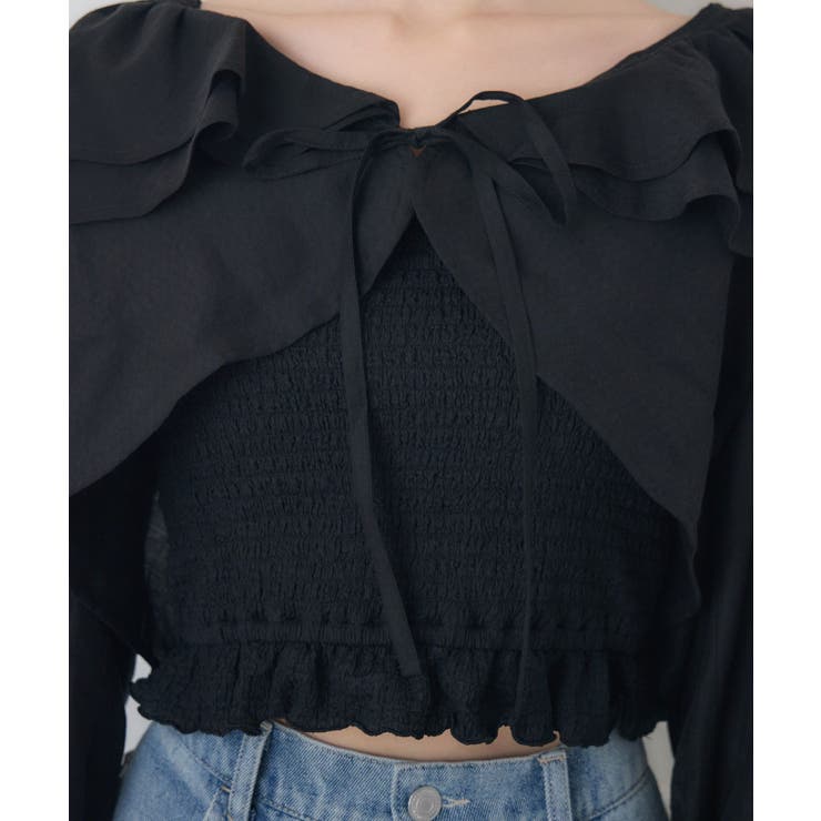 【セットアイテム】フリルボレロ＆キャミSET | RETRO GIRL | 詳細画像27 