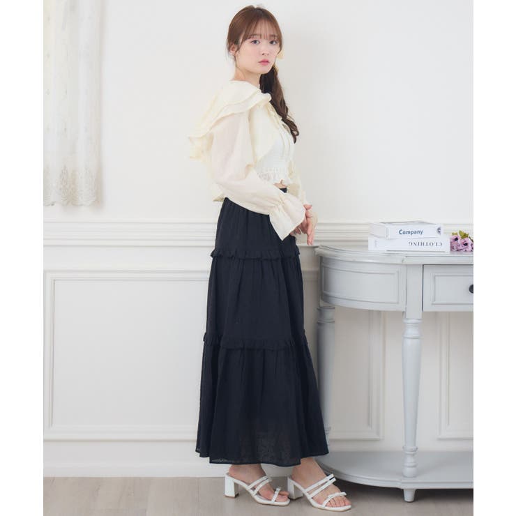 【セットアイテム】フリルボレロ＆キャミSET | RETRO GIRL | 詳細画像3 