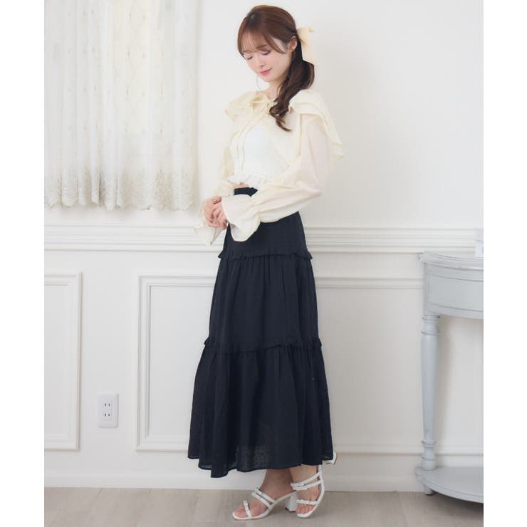 【セットアイテム】フリルボレロ＆キャミSET | RETRO GIRL | 詳細画像4 