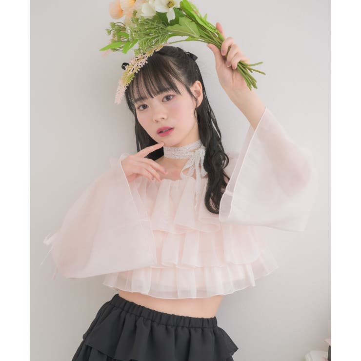 レースタイ付ティアードBL | RETRO GIRL | 詳細画像1 