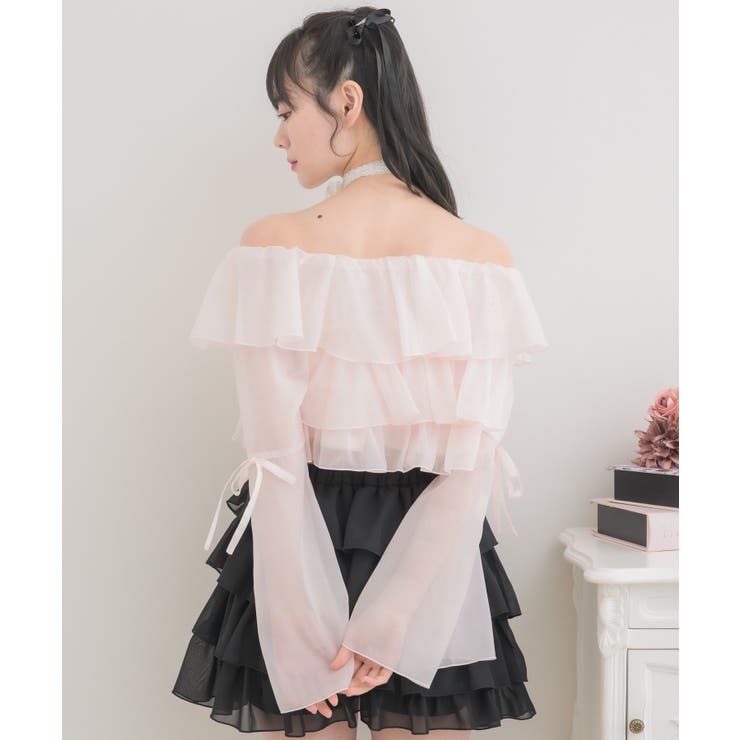 レースタイ付ティアードBL | RETRO GIRL | 詳細画像27 