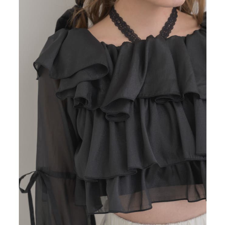 レースタイ付ティアードBL | RETRO GIRL | 詳細画像30 