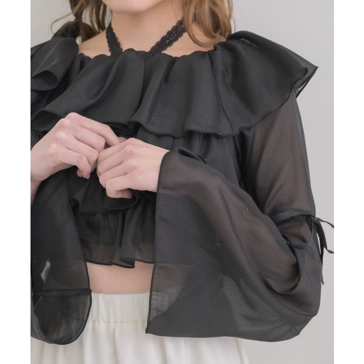 レースタイ付ティアードBL | RETRO GIRL | 詳細画像34 