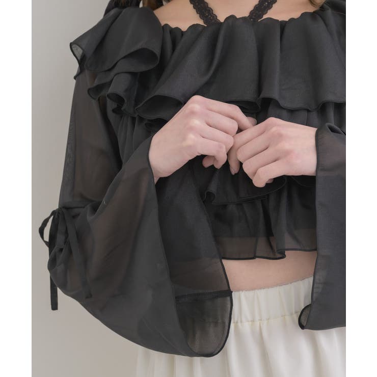 レースタイ付ティアードBL | RETRO GIRL | 詳細画像35 