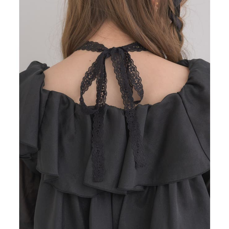 レースタイ付ティアードBL | RETRO GIRL | 詳細画像36 