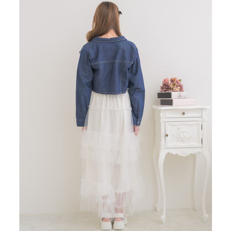 リボン付デニムSH | RETRO GIRL | 詳細画像22 