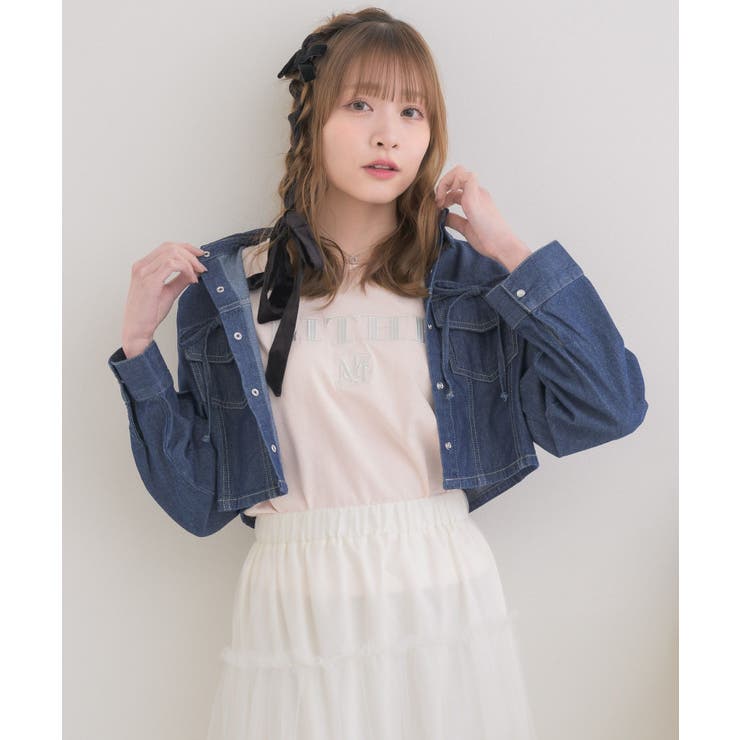 リボン付デニムSH | RETRO GIRL | 詳細画像23 