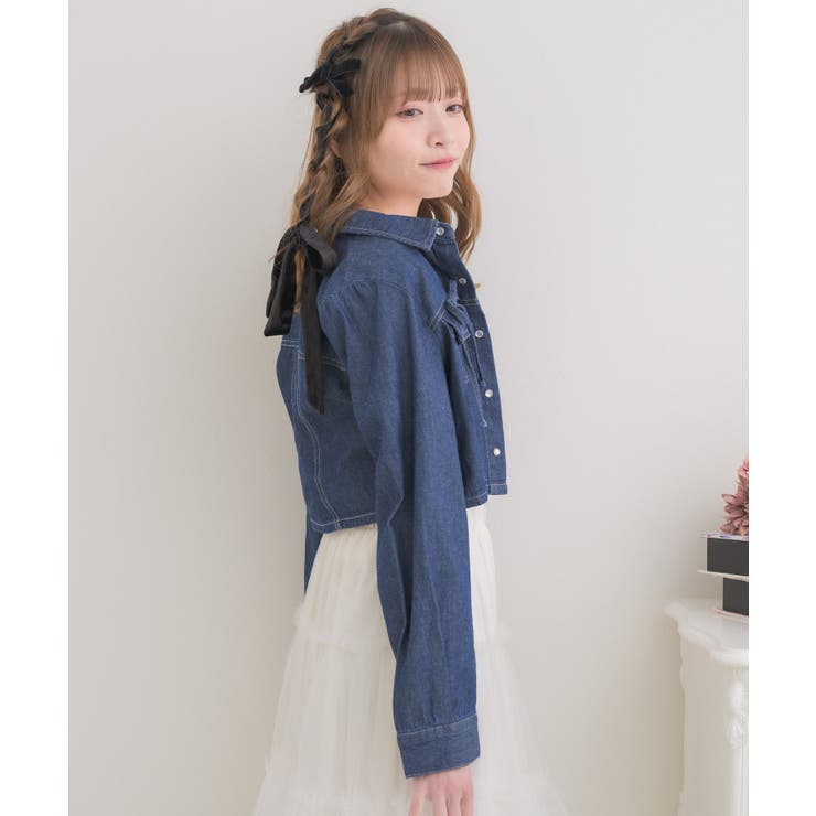 リボン付デニムSH | RETRO GIRL | 詳細画像24 
