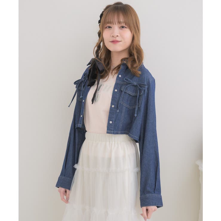 リボン付デニムSH | RETRO GIRL | 詳細画像25 